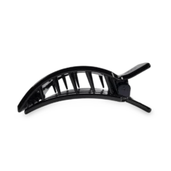 Medium Square Flat Hair Clip -Occasionally Yours Gifts teleties jet black medium flat square clip medium hair clip 3