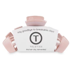 Large Clip -Occasionally Yours Gifts teleties large clip pearly pink 2