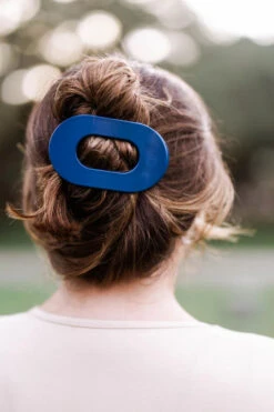 Large Flat Round Clip 31 Large Flat Round Clip -Occasionally Yours Gifts teleties large flat round clip midnight rain 4