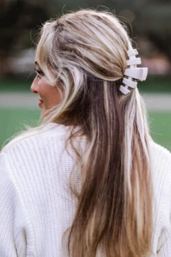 Medium Hair Clip 19 Medium Hair Clip -Occasionally Yours Gifts teleties medium hair clip toasted 4