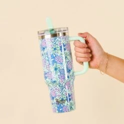 Lifestyle Flip Straw Tumbler 21 Lifestyle Flip Straw Tumbler -Occasionally Yours Gifts the darling effect lifestyle flip straw tumbler 40 oz coastal cove 2