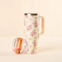 Lifestyle Flip Straw Tumbler 22 Lifestyle Flip Straw Tumbler -Occasionally Yours Gifts the darling effect lifestyle flip straw tumbler 40 oz endless daydream cream 1
