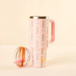 Lifestyle Flip Straw Tumbler 24 Lifestyle Flip Straw Tumbler -Occasionally Yours Gifts the darling effect lifestyle flip straw tumbler 40 oz oh so fancy pink 1