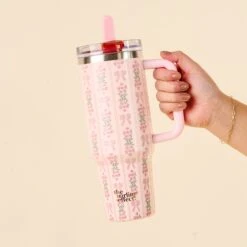 Lifestyle Flip Straw Tumbler 25 Lifestyle Flip Straw Tumbler -Occasionally Yours Gifts the darling effect lifestyle flip straw tumbler 40 oz oh so fancy pink 2