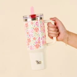 Lifestyle Flip Straw Tumbler 31 Lifestyle Flip Straw Tumbler -Occasionally Yours Gifts the darling effect lifestyle flip straw tumbler 40 oz secret garden pink 2