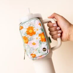 Tumbler Fanny Pack -Occasionally Yours Gifts the darling effect tumbler fanny pack bouquet beauty sage 1