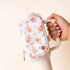 Tumbler Fanny Pack -Occasionally Yours Gifts the darling effect tumbler fanny pack endless daydream cream 1