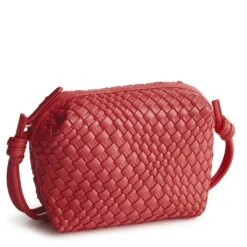 Vera Bradley Blake Crossbody - Woven Faux Leather 8 Vera Bradley Blake Crossbody - Woven Faux Leather -Occasionally Yours Gifts vb blake crossbody woven faux leather cayenne 1