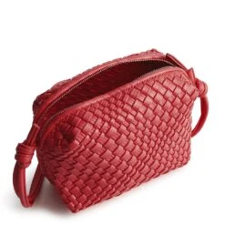 Vera Bradley Blake Crossbody - Woven Faux Leather 9 Vera Bradley Blake Crossbody - Woven Faux Leather -Occasionally Yours Gifts vb blake crossbody woven faux leather cayenne 2