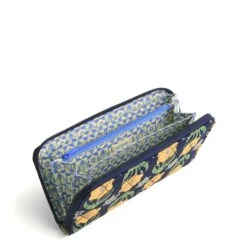 Vera Bradley Continental Wallet -Occasionally Yours Gifts vb continental wallet premium cotton daffodils 2