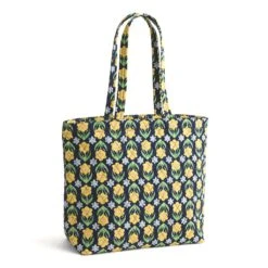 Vera Bradley Original Zip Tote -Occasionally Yours Gifts vb og zip tote daffodils 1