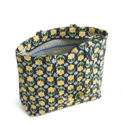 Vera Bradley Original Zip Tote -Occasionally Yours Gifts vb og zip tote daffodils 2