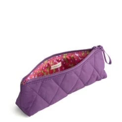 Vera Bradley Pencil Pouch -Occasionally Yours Gifts vb pencil pouch featherweight iris orchid 2