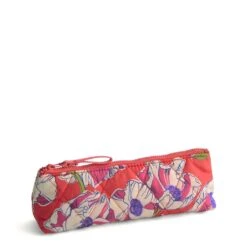 Vera Bradley Pencil Pouch -Occasionally Yours Gifts vb pencil pouch featherweight swirling poppies 1