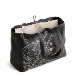 Vera Bradley Hathaway Tote: Power The Force Vehicles -Occasionally Yours Gifts vb star wars hathaway tote power the force vehicles leather 6
