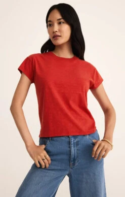Modern Slub Tee -Occasionally Yours Gifts zsupply modern slub tee cabana red 6